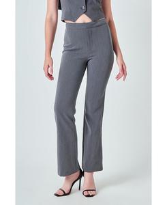 Женские брюки с низкой посадкой и приталенным силуэтом endless rose, Charcoal