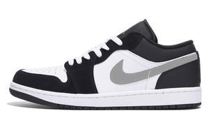 Jordan Баскетбольные кроссовки Air 1 Vintage, унисекс, низкие, черные, белые