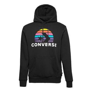 Толстовка Men's Converse Planet Set Po Athleisure Casual Sports Printing Knit Black, черный
