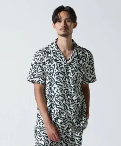 Рубашка BAEXFATE Ice Cool Satin с открытым воротником и короткими рукавами