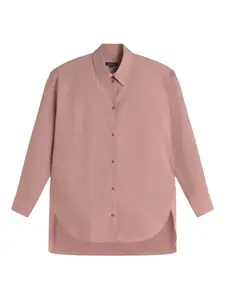 Рубашка с закругленным подолом Soeur, розовый