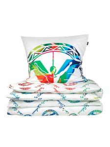 Комплект постельного белья Rombo из 2 предметов в цвете Bianco Carlo Colucci, 135 x 200 см