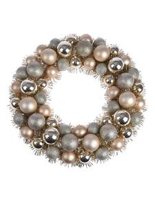 WellHome Рождественский венок золотого/серебряного цвета