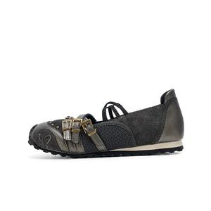 EBLAN Женские повседневные туфли-лодочки серые, цвет Gray