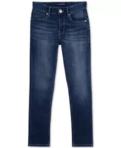 Джинсы Big Boys Slim-Fit Denim с пятью карманами Calvin Klein, синий