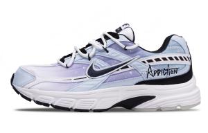 Nike Инициатор амортизация, дышащий, поддерживающий низкий верх повседневные городские прогулочные беговые кроссовки men's синий фиолетовый градиент