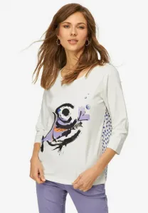 Топ с длинными рукавами fisch punkte rundhals Laurasøn, White