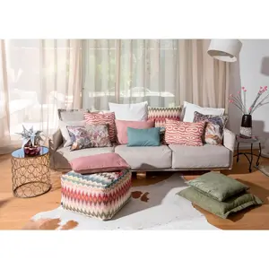 Декоративная подушка Miss Dots Kissen с точками, наволочка с наполнителем, 1 штука H.O.C.K., Naturweiß + gepunktet