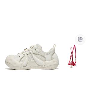 Palladium Антискользящие износостойкие низкие кеды для скейтборда Mushroom Shoes унисекс белый цвет (в комплекте с клипсой Mushroom), цвет White (Comes with Mushroom Clip)