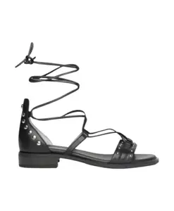 Черные сандалии на плоской подошве e218670d Nerogiardini, черный