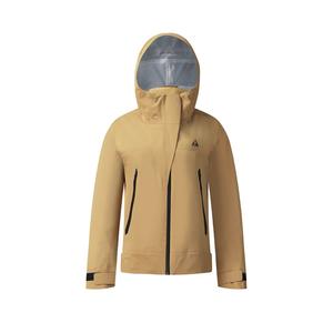 FILA Женская ветровка исследователь горная универсальная термо водонепроницаемая ветрозащитная, Gold Khaki Card