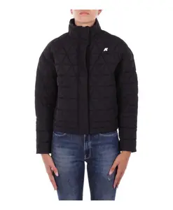 Пальто на молнии с логотипом спереди K-Way, черный