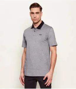 Поло Оксфорд Нью-Йорк relaxed fit Boss Orange, графитовый