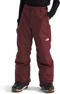 The North Face Boys Freedom Insulated Pant | Водонепроницаемые для лыж и сноуборда, гетры, регулируемая талия, карманы на молнии, Sumac