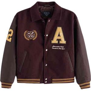 Abercrombie＆Fitch Куртка мужская красно-коричневая, Red Brown