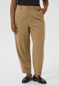 Брюки Kaffe Curve Trousers, Toasted Coconut/Light Brown