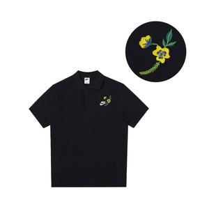 Nike Спортивная поло мужская black