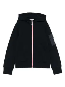 Толстовка на молнии Moncler Enfant, синий