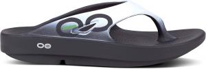 OOFOS - Унисекс OOriginal Sport - Спортивные сандалии с ремешком для восстановления после тренировки, белый/черный
