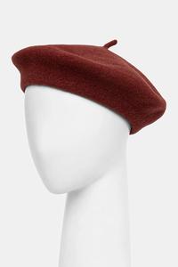 Шерстяной берет Sisley, красный