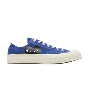 Кроссовки Converse Comme des Garçons PLAY x Chuck 70 Low 'Blue Quartz' 2023, синий
