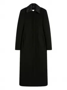 Однобортное пальто Sportmax, черный