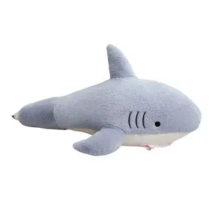 Милые плюшевые акулы Cartoon Shark Dolls, высота 60см/90см/120см Mr. Toy, серый