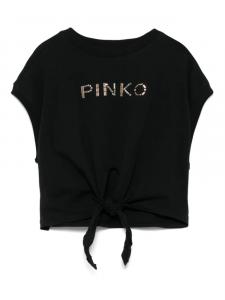 Футболка с логотипом Pinko Kids, черный