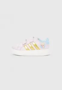 Кроссовки grand court elsa унисекс для тренировок Adidas Performance, Ice Lavender/Gold-Coloured/Glow Blue