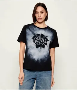 Футболка loose fit Liu Jo, черный