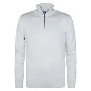 Свитер Petrol Industries M-3050-KWC207 half zip, белый