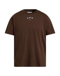 Футболка Off-White, коричневый
