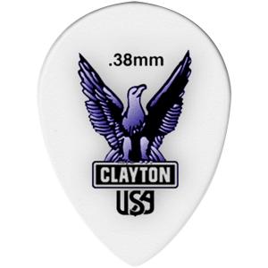 Медиаторы для гитары Clayton Acetal Small Teardrop 0,38 мм, 1 дюжина