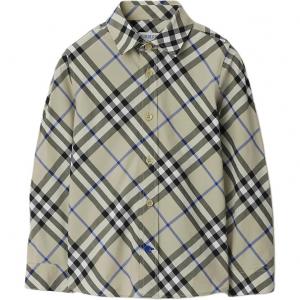 Burberry Рубашка SS24 Moss Green Kids'