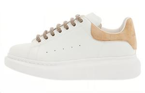 Массивные оверсайз кроссовки на шнуровке женские Alexander McQueen, бежевый