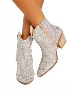 Женские ботильоны Harlow с прозрачными стразами Matisse