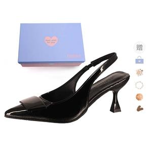 Xingdiman Тонкие каблуки на шпильке для женщин черные [в коробке] (с подарком), цвет Black[Box Included](Gift Included)