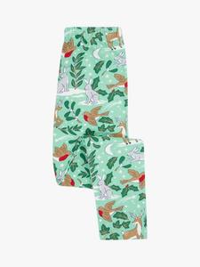 Детские легинсы Libby из хлопка с принтом Frugi, Festive Forest