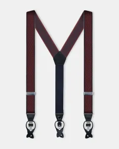 Двойной ремень для мужчин в футляре Leyva, красный