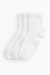3 пары носков H&M, белый