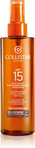 Специальное идеальное загарное суперзагарное увлажняющее сухое масло для загара SPF 15 Collistar, 200 мл
