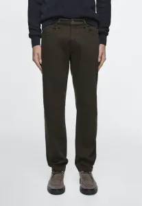 Джинсы зауженного кроя Massimo Dutti, Dark Green