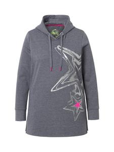 Толстовка LAURASØN Sweatshirt, цвет dunkelgrau melange