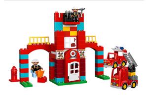 DeBao Collection, пожарная часть пластиковые строительные блоки 0 300 деталей 10593 LEGO