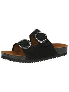 Мюли Caprice, цвет black nubuc