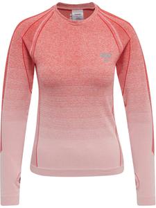 Функциональная рубашка Hummel T-Shirt L/S Daumenlöcher Hmlgg12 Multisport Damen, цвет AURA ORANGE MELANGE
