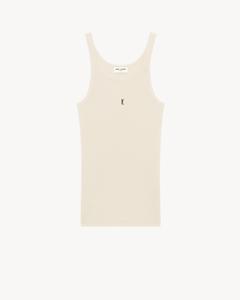 Майка Cassandre Saint Laurent, белый