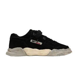 Кроссовки Maison Mihara Yasuhiro Parker OG Sole Combination Suede Low 'Black White', черный