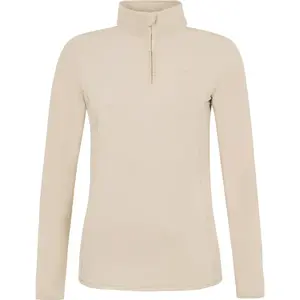 Refabriz Женская флисовая кофта Protest с застежкой-молнией 1/4, бежевый