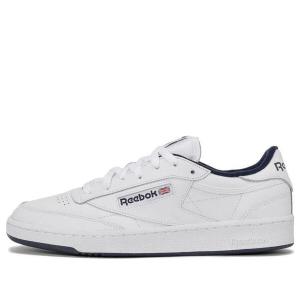 Кроссовки club c 85 shoes 'white navy' Reebok, белый